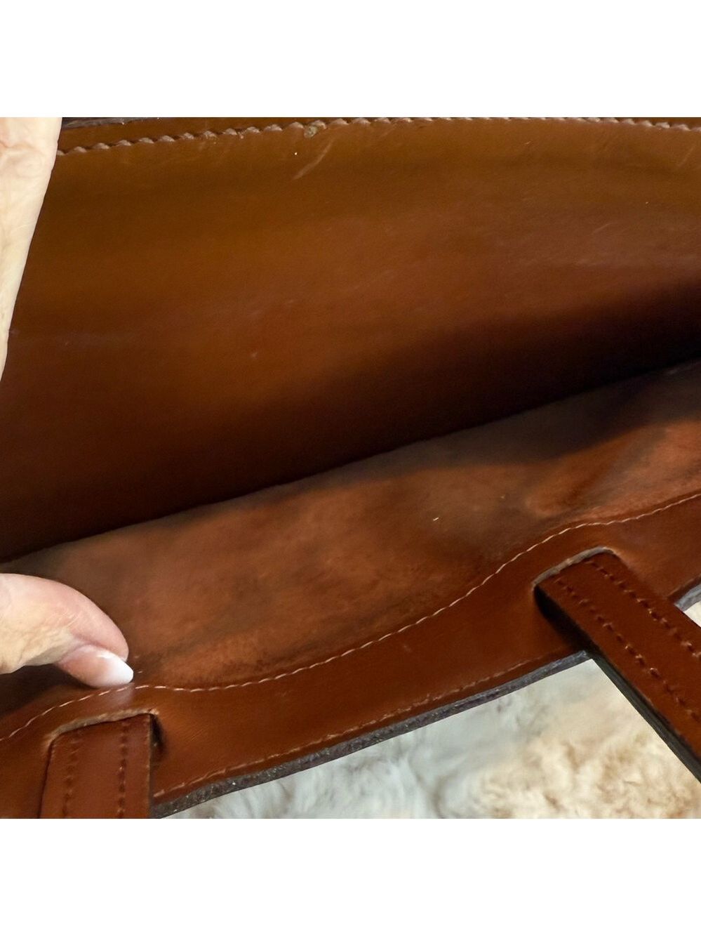 HARTMANN VINTAGE PORTFOLIO LEATHER EXECUTIVE STRUCTURED BRIEFCASE - Picture 6 of 14
